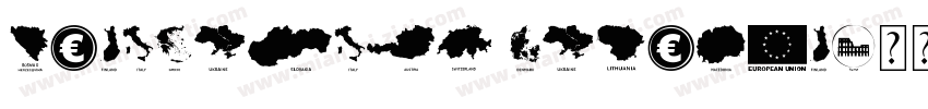 EuropeCond Regular字体转换